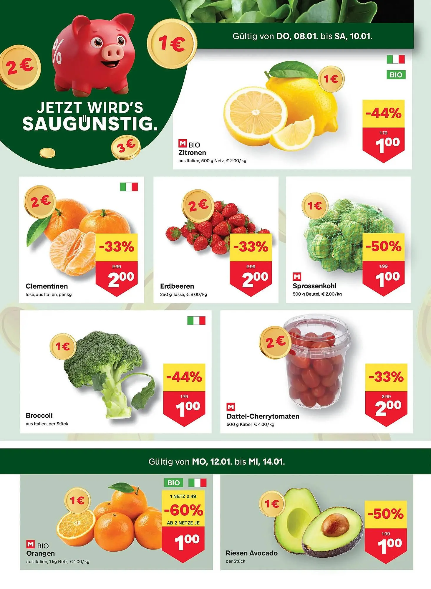 MPreis Flugblatt von 8. Jänner bis 14. Jänner 2026 - Flugblätt seite  2