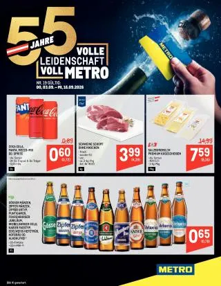 METRO Flugblatt Food von 3. September bis 16. September 2026 - Flugblätt seite  1
