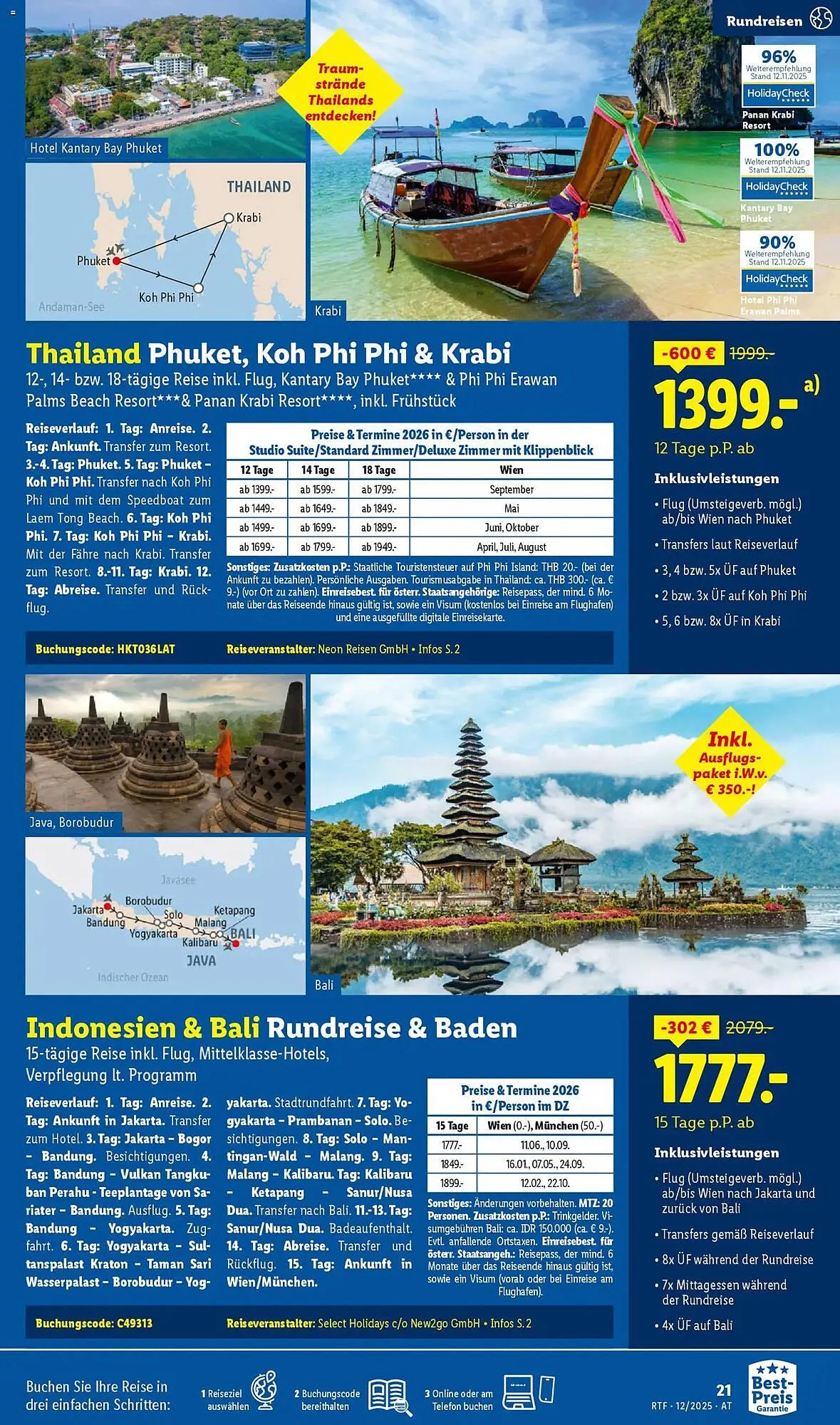 Lidl Flugblatt von 13. Dezember bis 15. Jänner 2026 - Flugblätt seite 21
