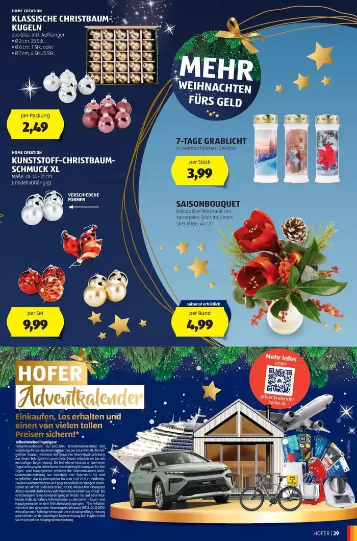 Blättern Sie online im HOFER Flugblatt von 20. November bis 4. Dezember 2024 - Flugblätt seite 33