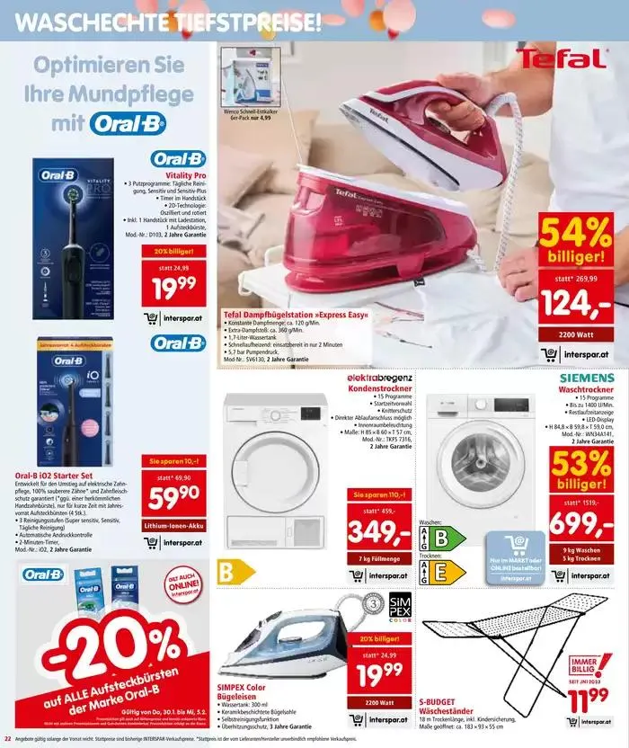 Exklusive Schnäppchen von 30. Jänner bis 13. Februar 2025 - Flugblätt seite 22