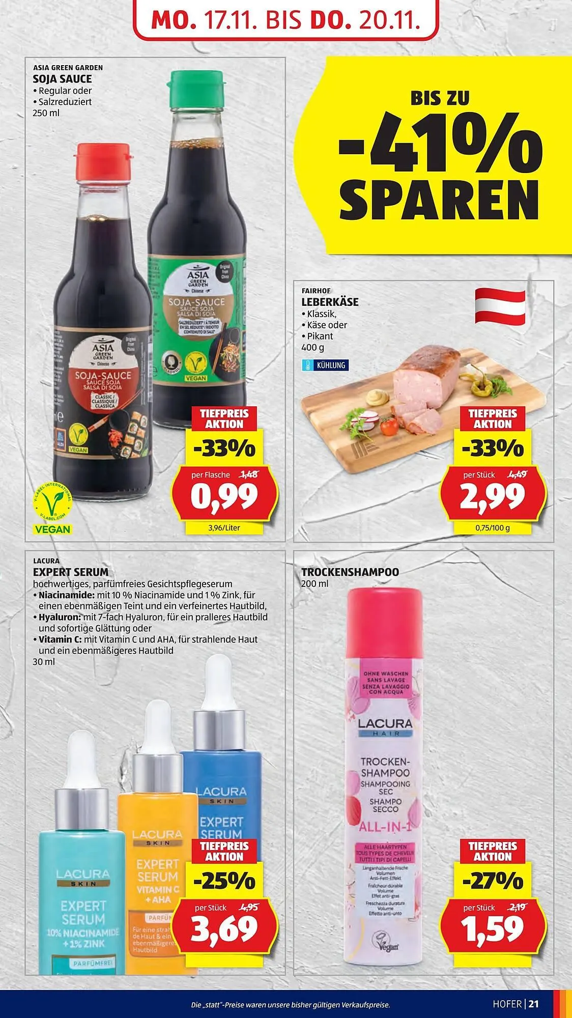 Hofer Flugblatt von 14. November bis 20. November 2025 - Flugblätt seite 23