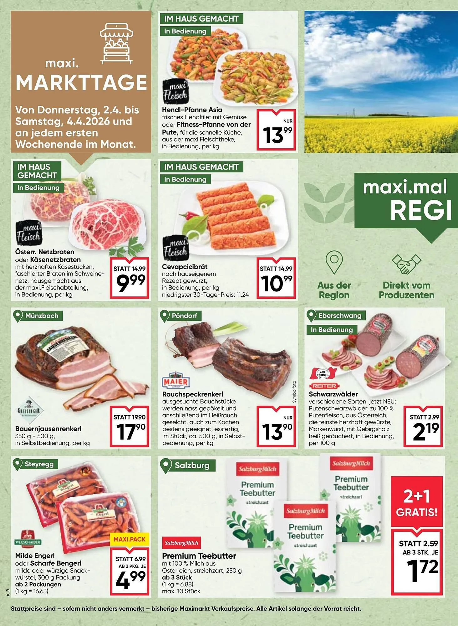 Maximarkt Flugblatt von 31. März bis 8. April 2026 - Flugblätt seite  4