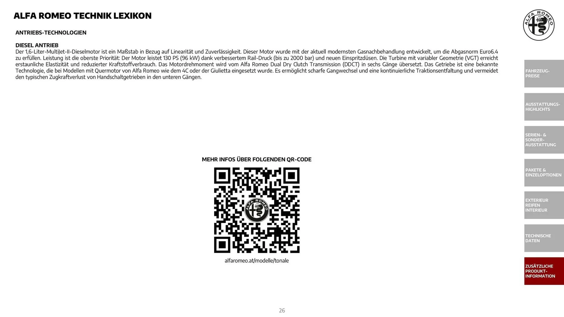 Alfa Romeo Flugblatt von 1. Dezember bis 31. Dezember 2025 - Flugblätt seite  26