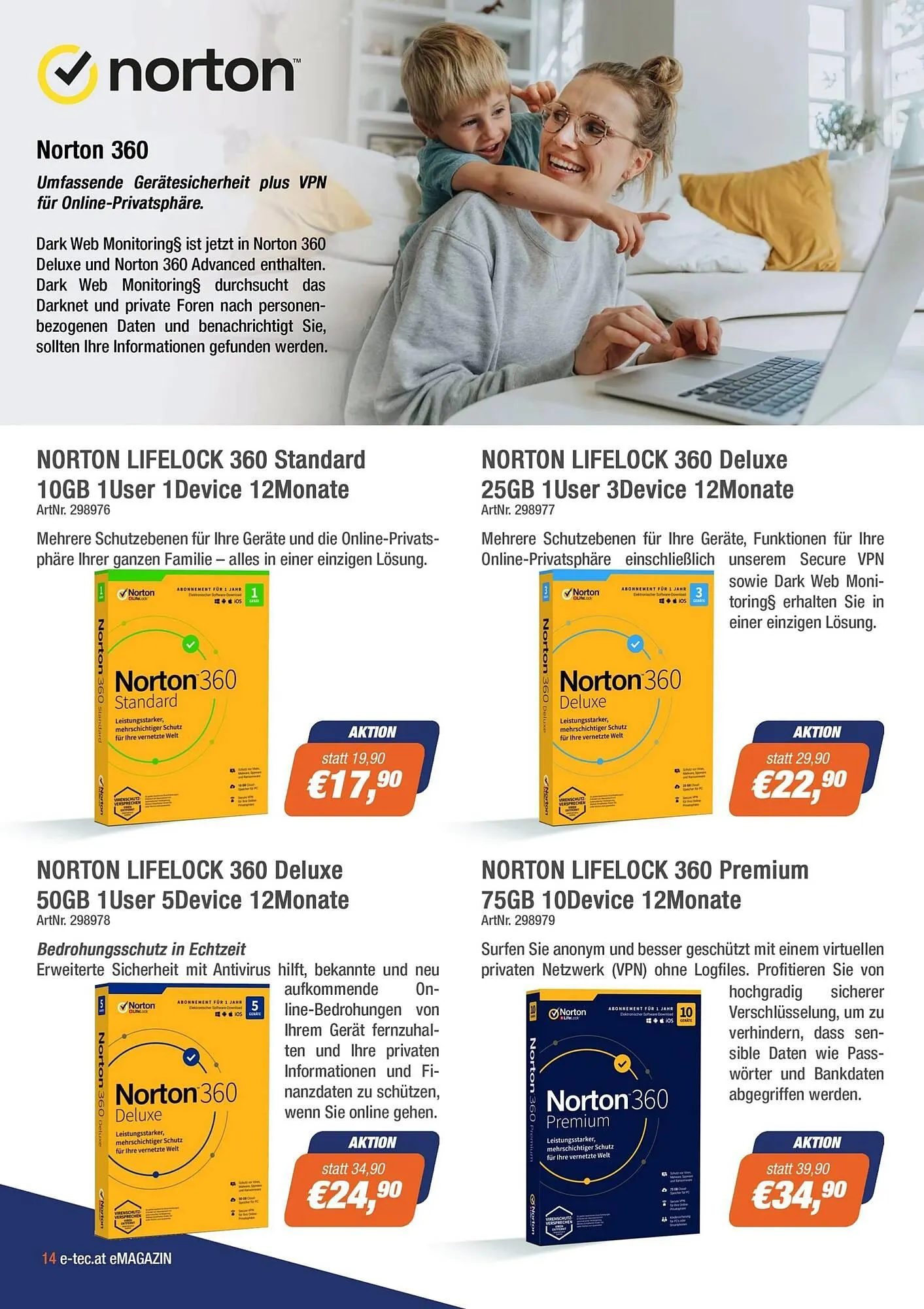 e-tec Flugblatt von 4. Dezember bis 15. Jänner 2024 - Flugblätt seite 14