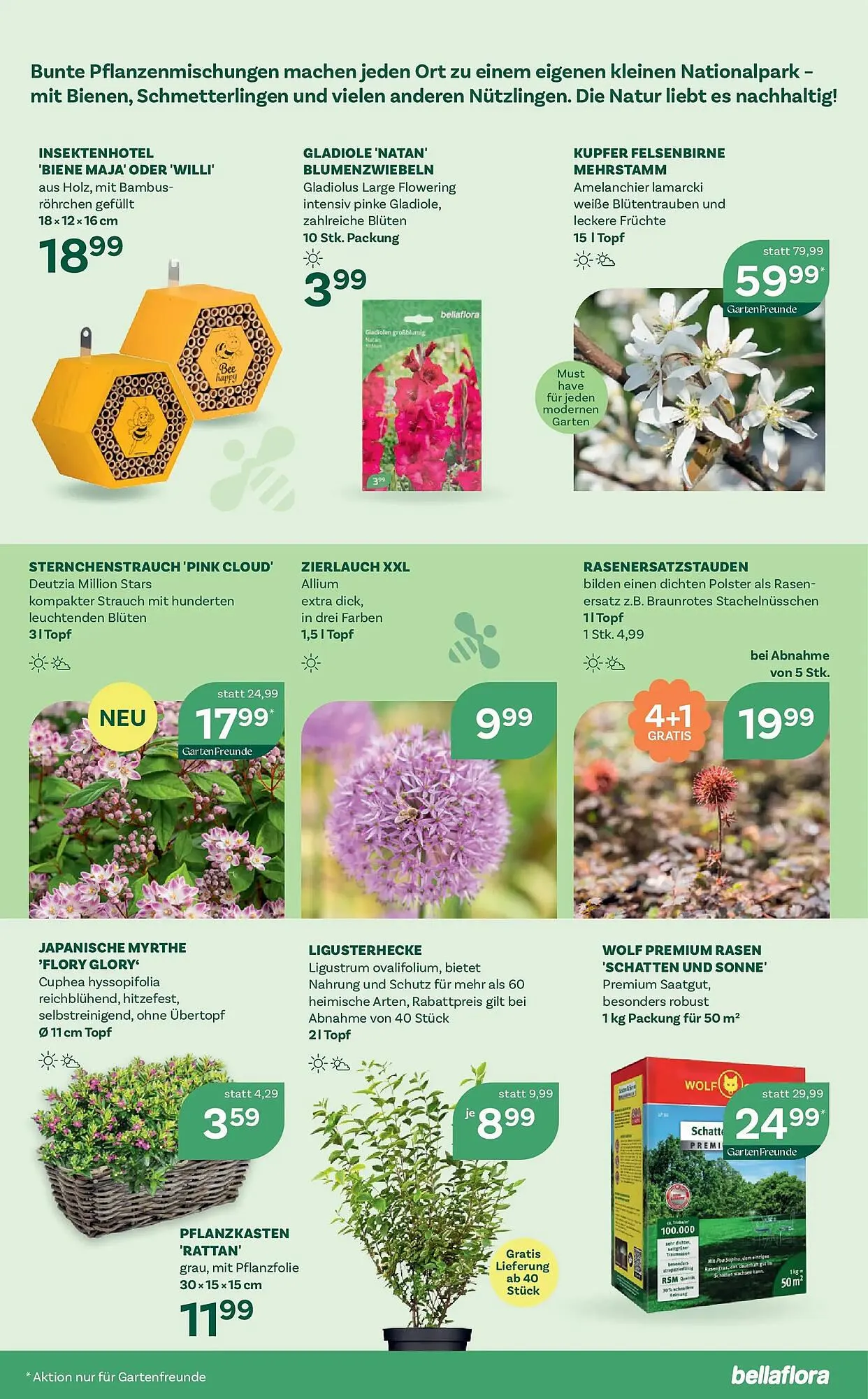 Bellaflora Flugblatt von 2. April bis 11. April 2026 - Flugblätt seite  9