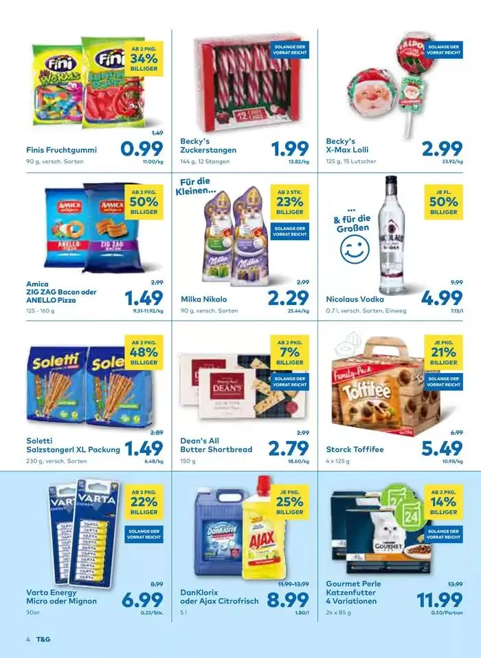 Top-Angebote für alle Schnäppchenjäger von 24. November bis 8. Dezember 2024 - Flugblätt seite 4