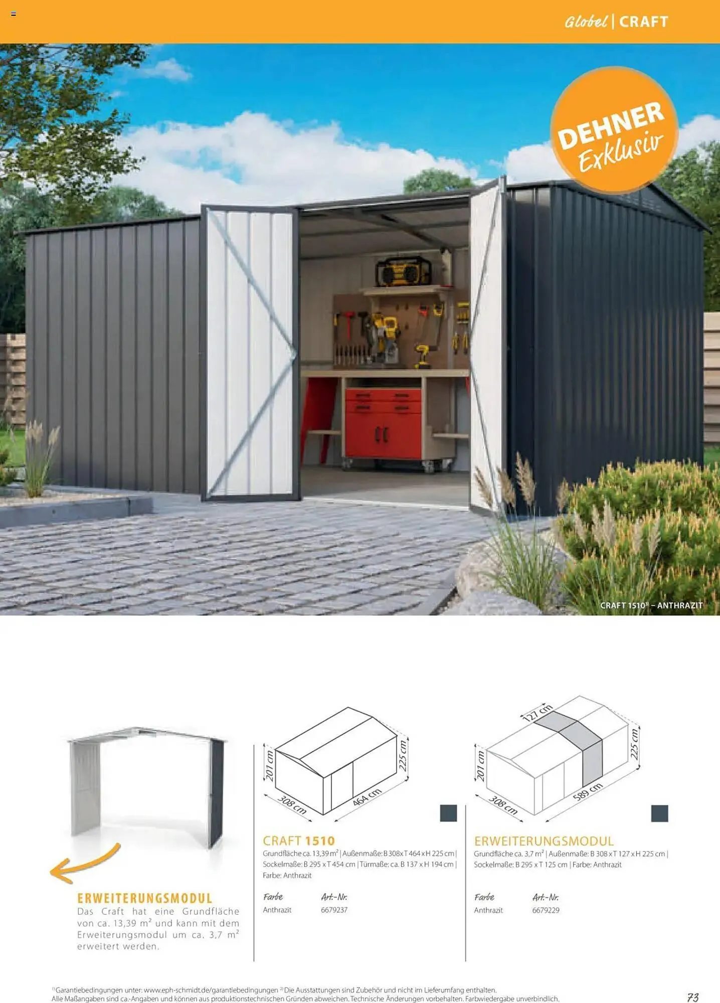 Dehner Prospekt von 1. Januar bis 31. Dezember 2025 - Prospekt seite 73