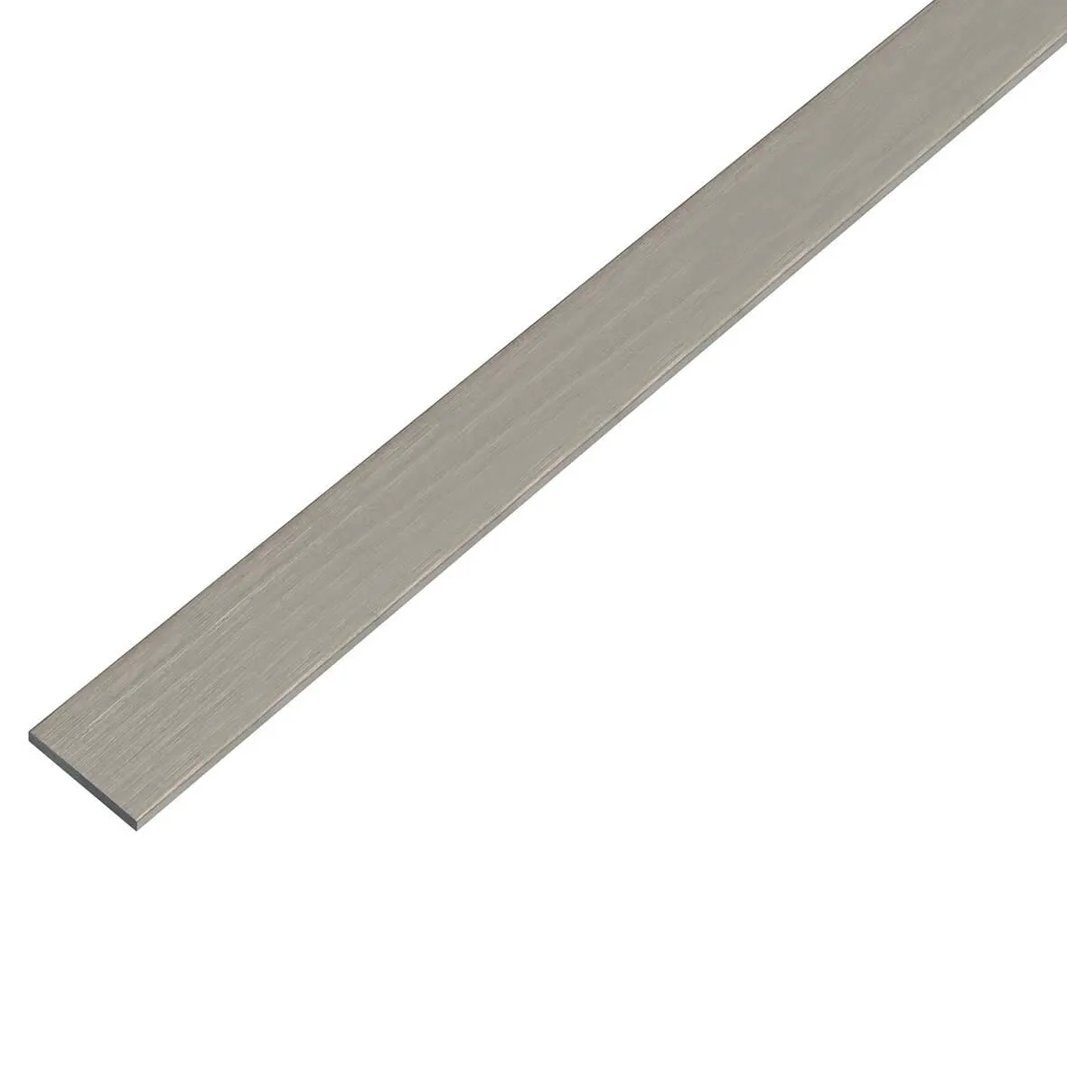 Flachstange Alu selbstkl. edelstahl-dunkel,1m/20x2mm