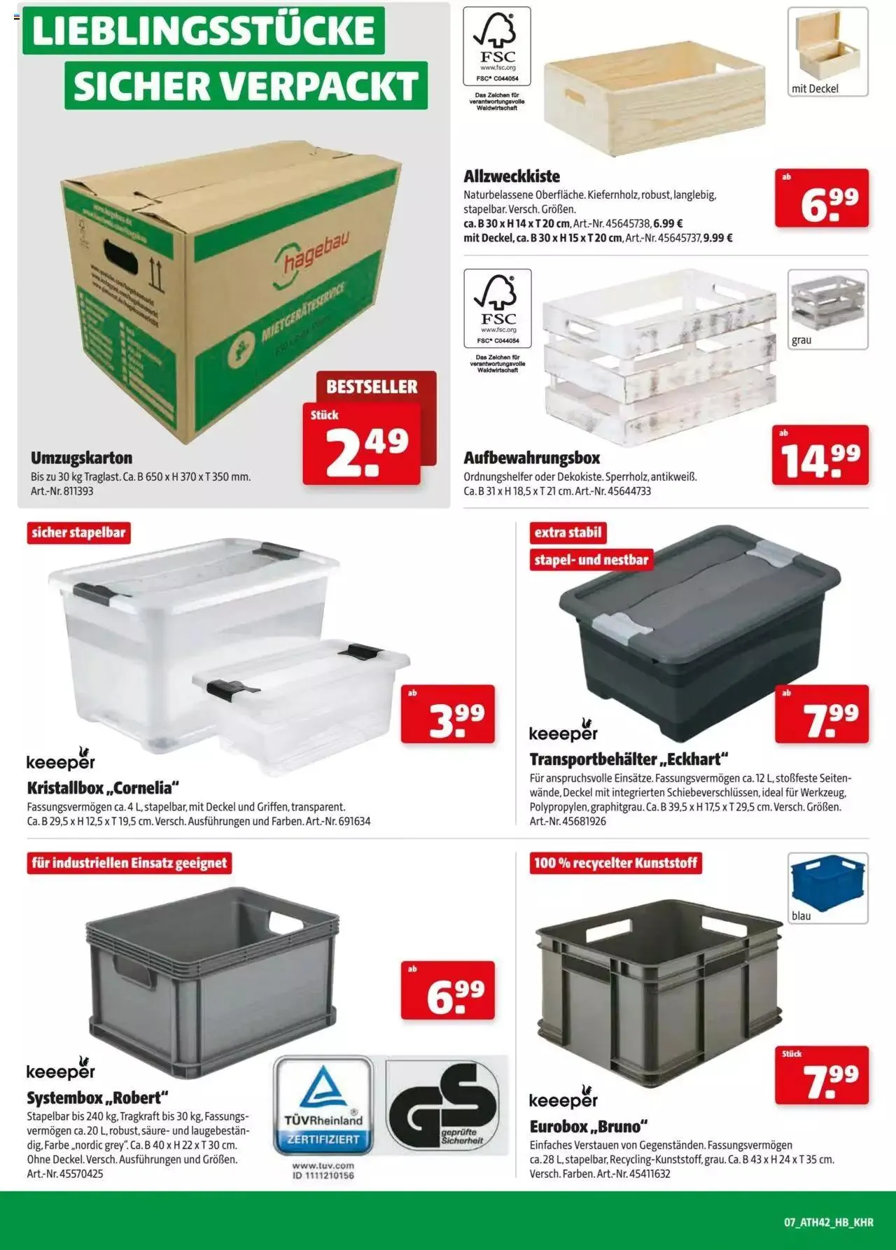 Hagebau Flugblatt von 6. Dezember bis 23. Dezember 2023 - Flugblätt seite 22