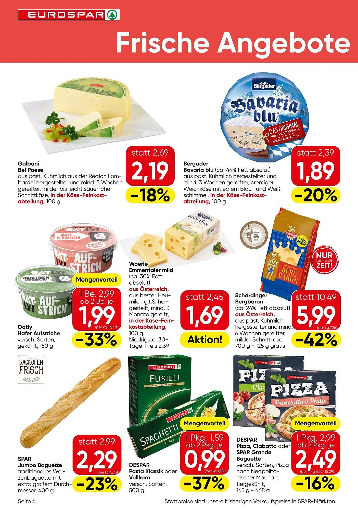 Eurospar Flugblatt von 23. Oktober bis 5. November 2025 - Flugblätt seite 4