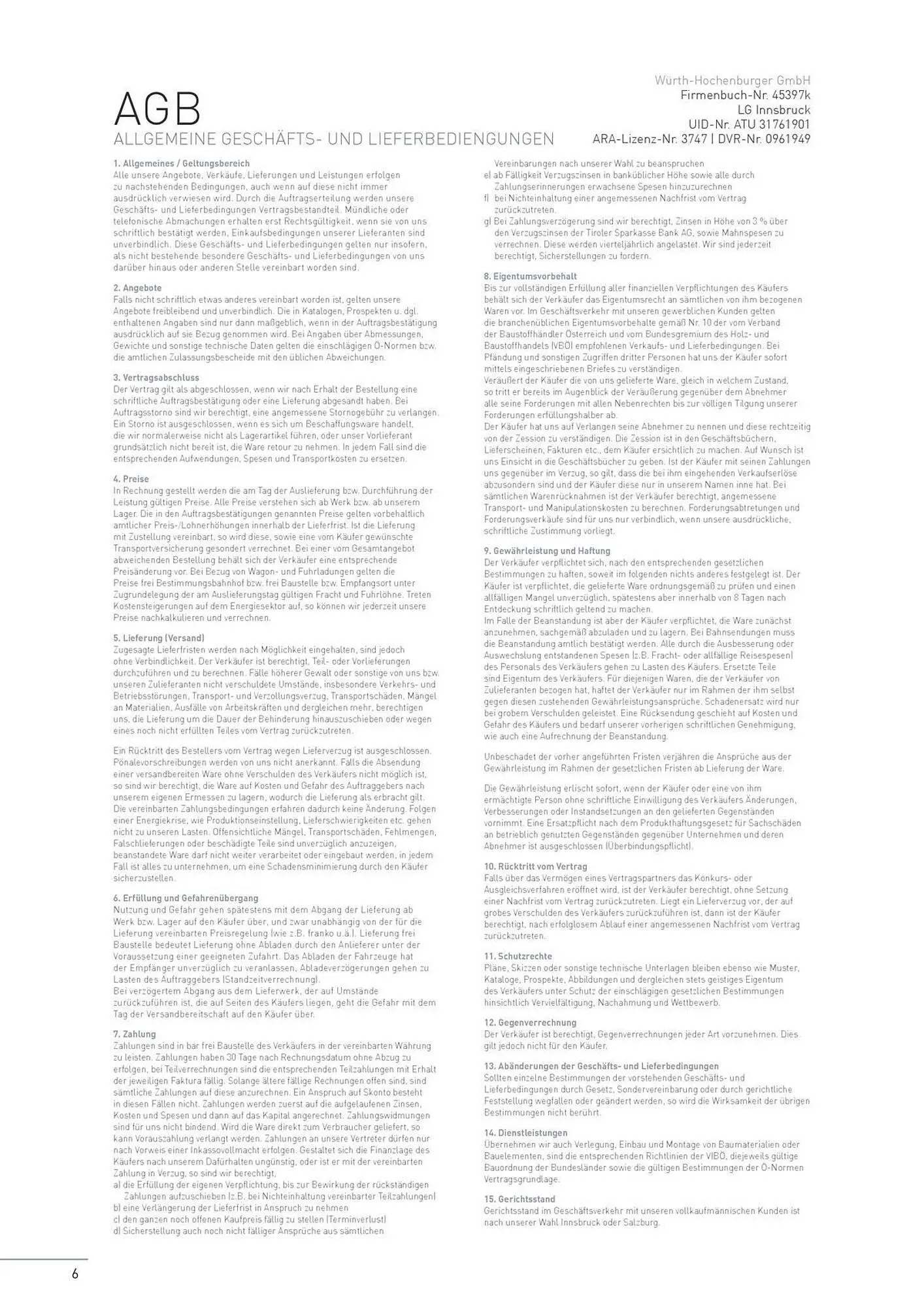 Würth Flugblatt von 22. Februar bis 31. Dezember 2024 - Flugblätt seite 6