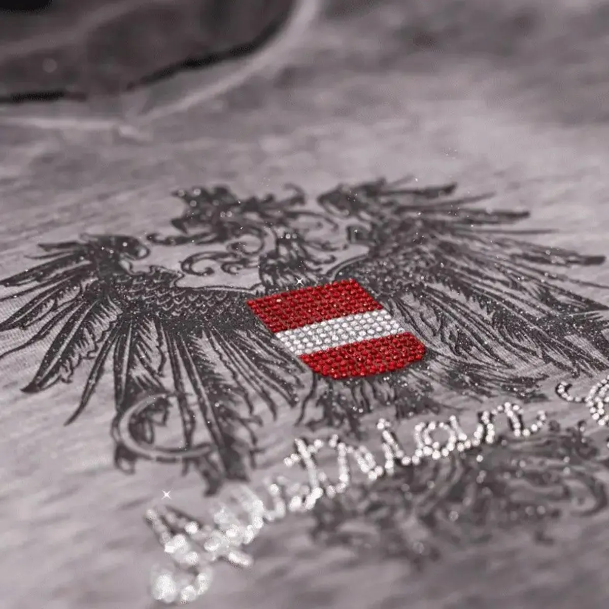 Damen T-Shirt “Austrian Girl”,Grau