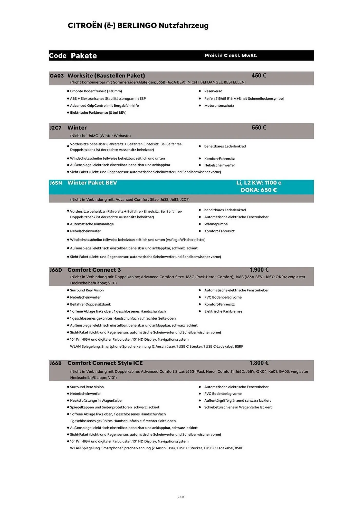 Citroen Flugblatt von 1. April bis 30. April 2026 - Flugblätt seite  7