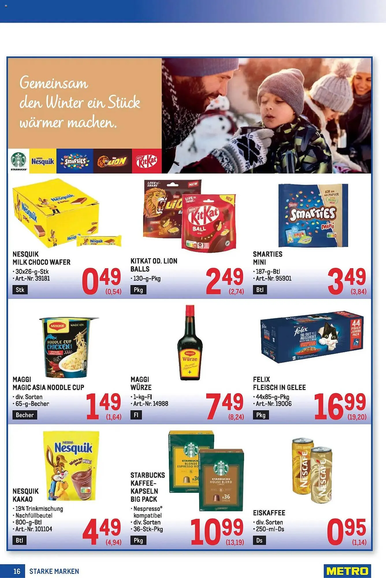 Metro Flugblatt von 27. November bis 10. Dezember 2025 - Flugblätt seite  16