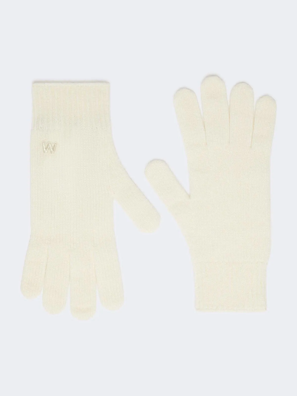 Handschuhe aus Kaschmir - Weiss