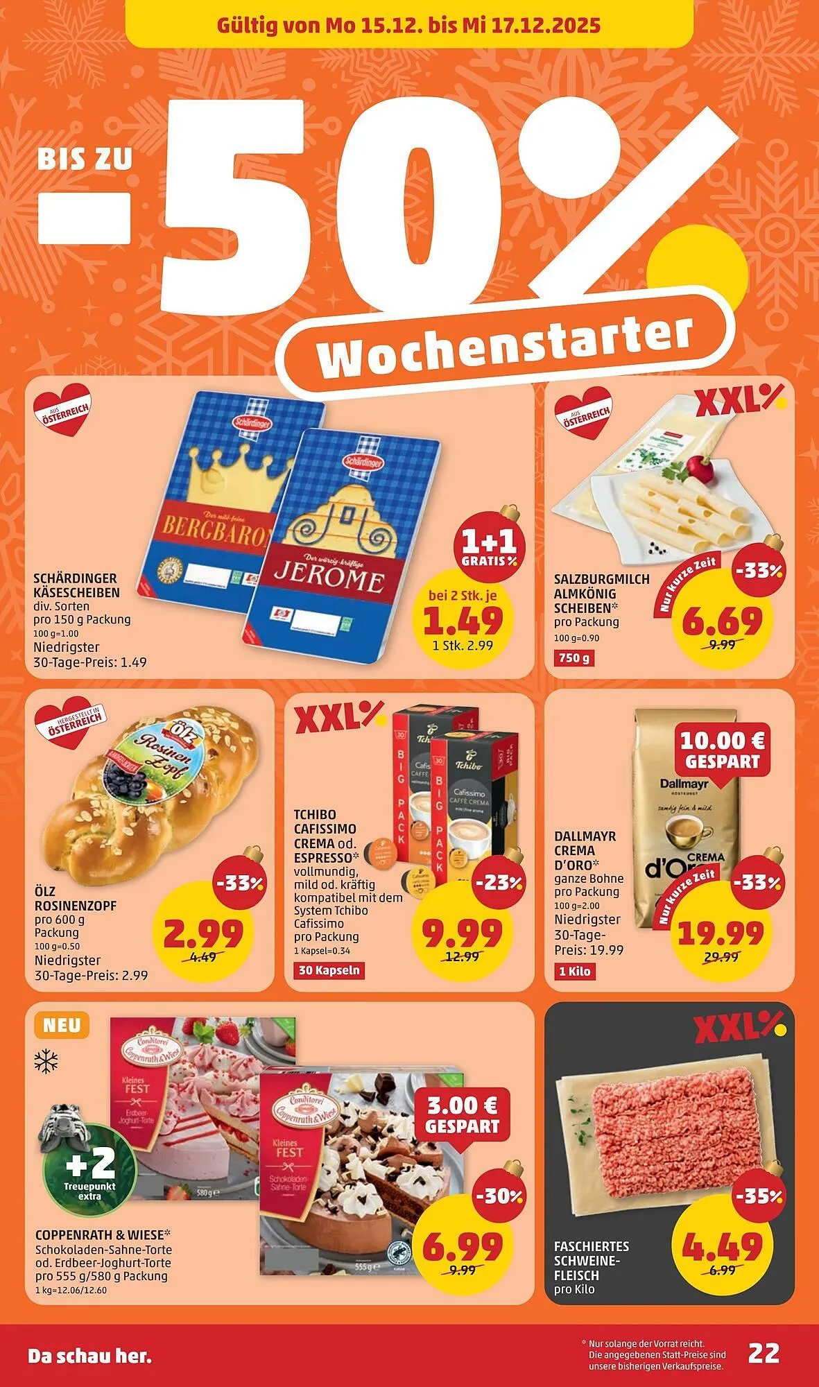 PENNY Flugblatt von 11. Dezember bis 17. Dezember 2025 - Flugblätt seite 22