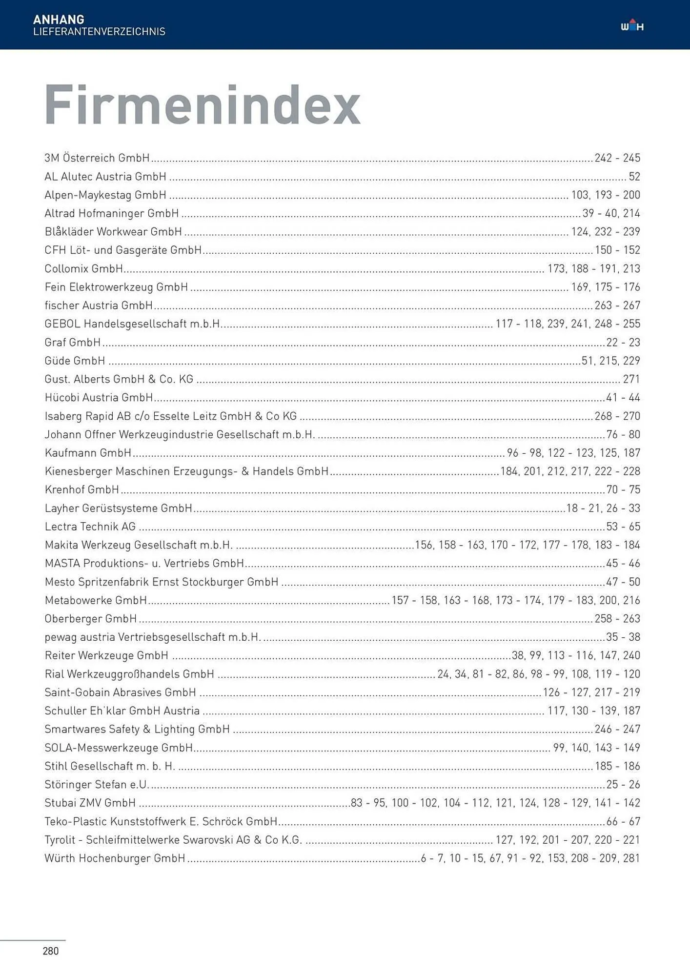 Würth Flugblatt von 22. Februar bis 31. Dezember 2024 - Flugblätt seite  280