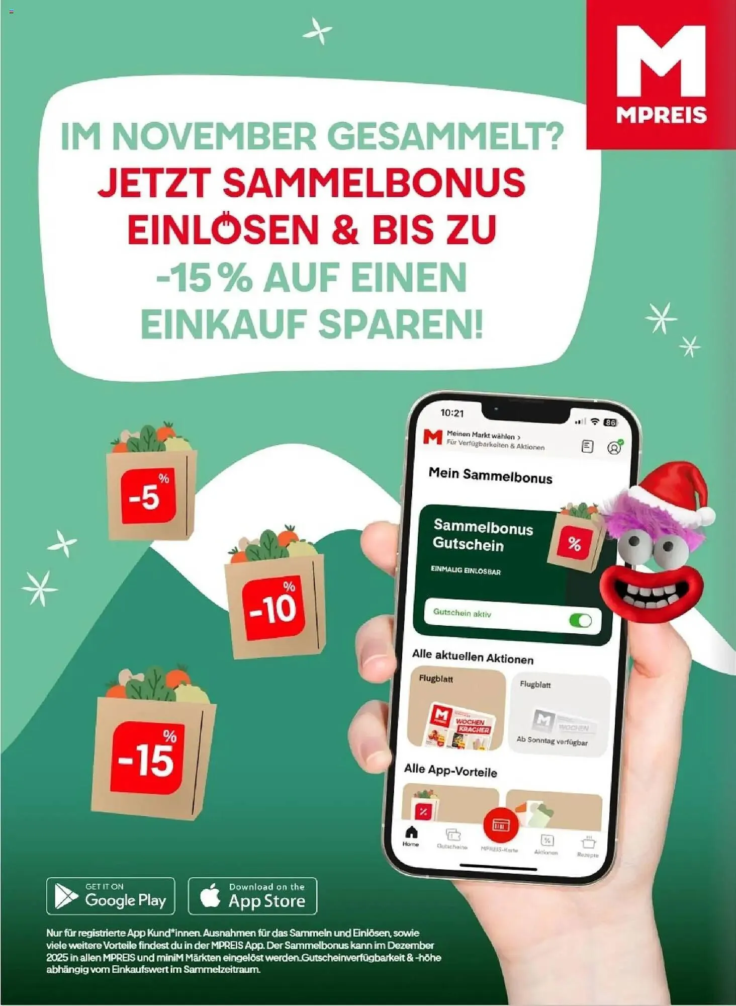 MPreis Flugblatt von 11. Dezember bis 17. Dezember 2025 - Flugblätt seite  26