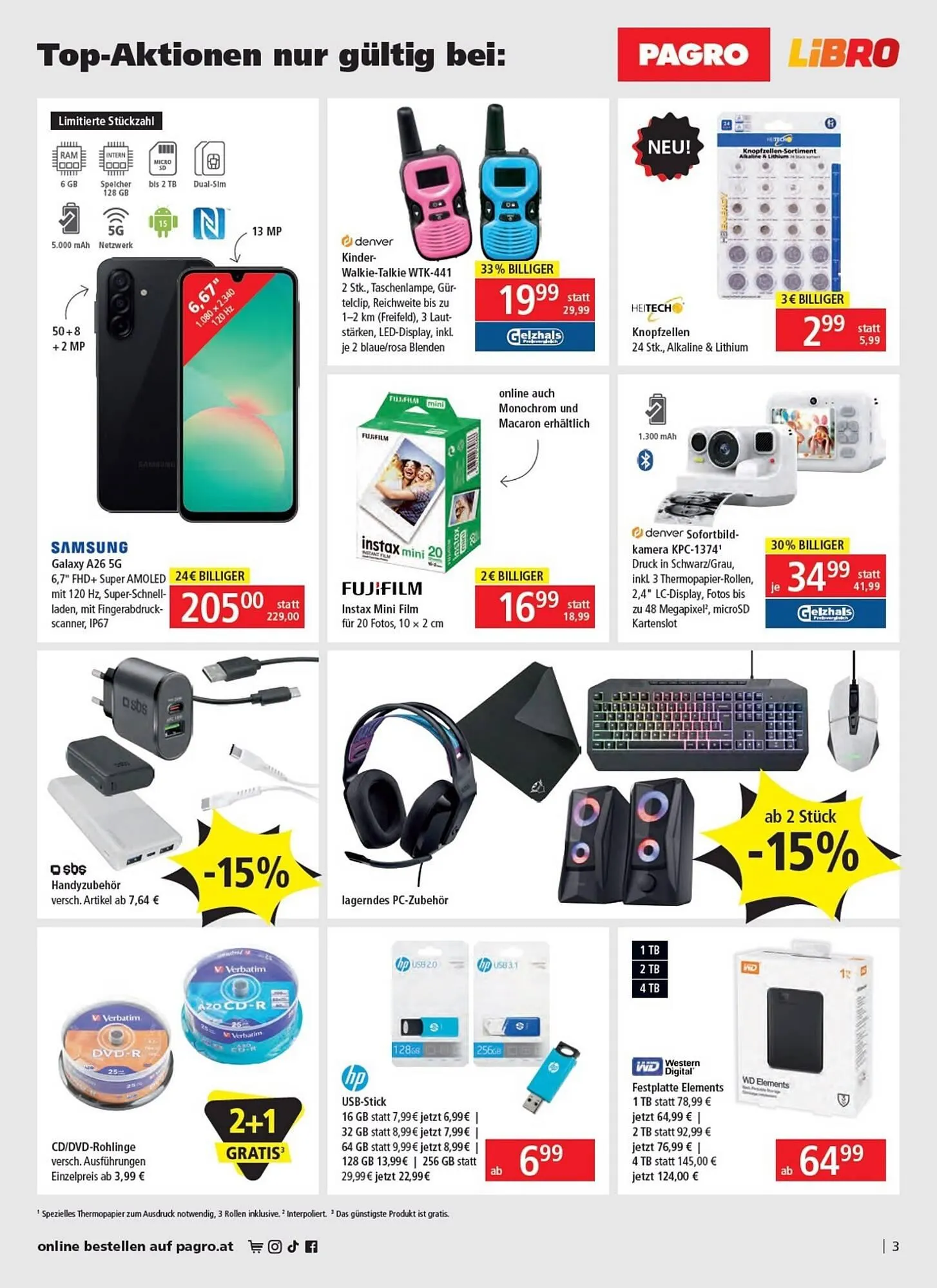 Pagro Diskont Flugblatt von 26. März bis 6. April 2026 - Flugblätt seite  3