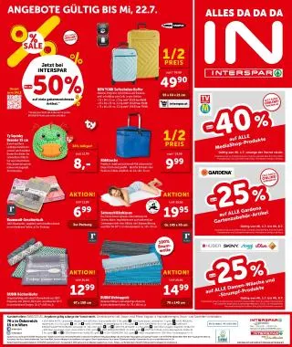 INTERSPAR Flugblatt von 1. Juli bis 15. Juli 2026 - Flugblätt seite  20