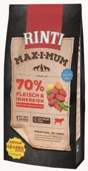RINTI Max-i-mum 12+2kg Beutel mit Rind