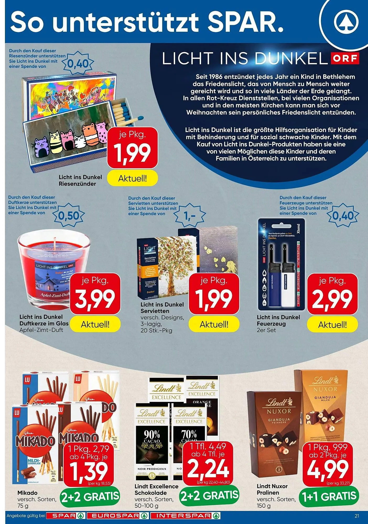 Spar Flugblatt von 6. November bis 19. November 2025 - Flugblätt seite 21