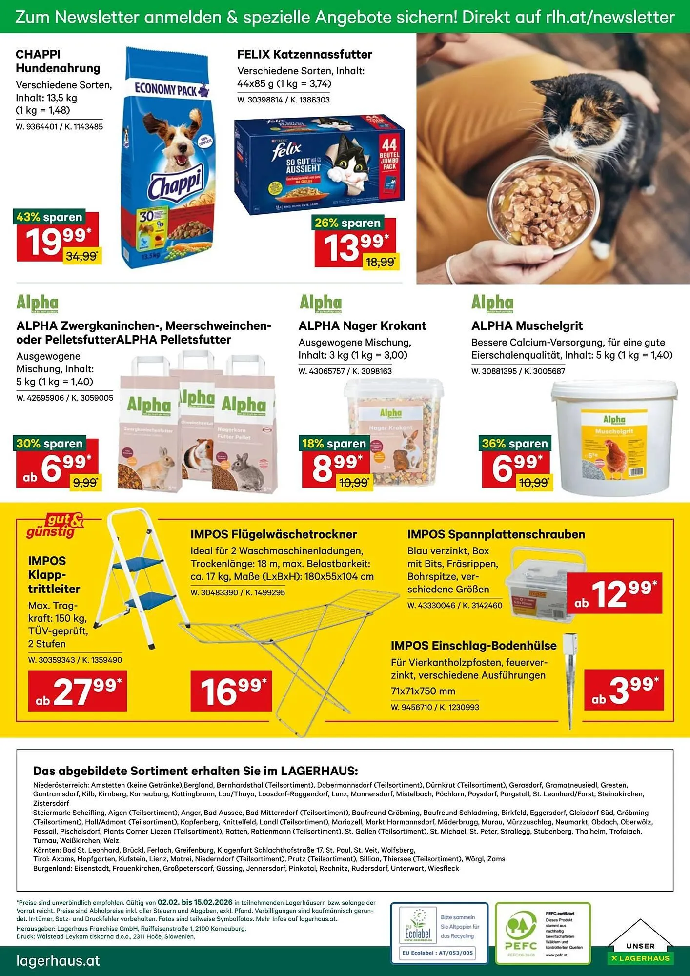 Lagerhaus Flugblatt von 2. Februar bis 16. Februar 2026 - Flugblätt seite 6