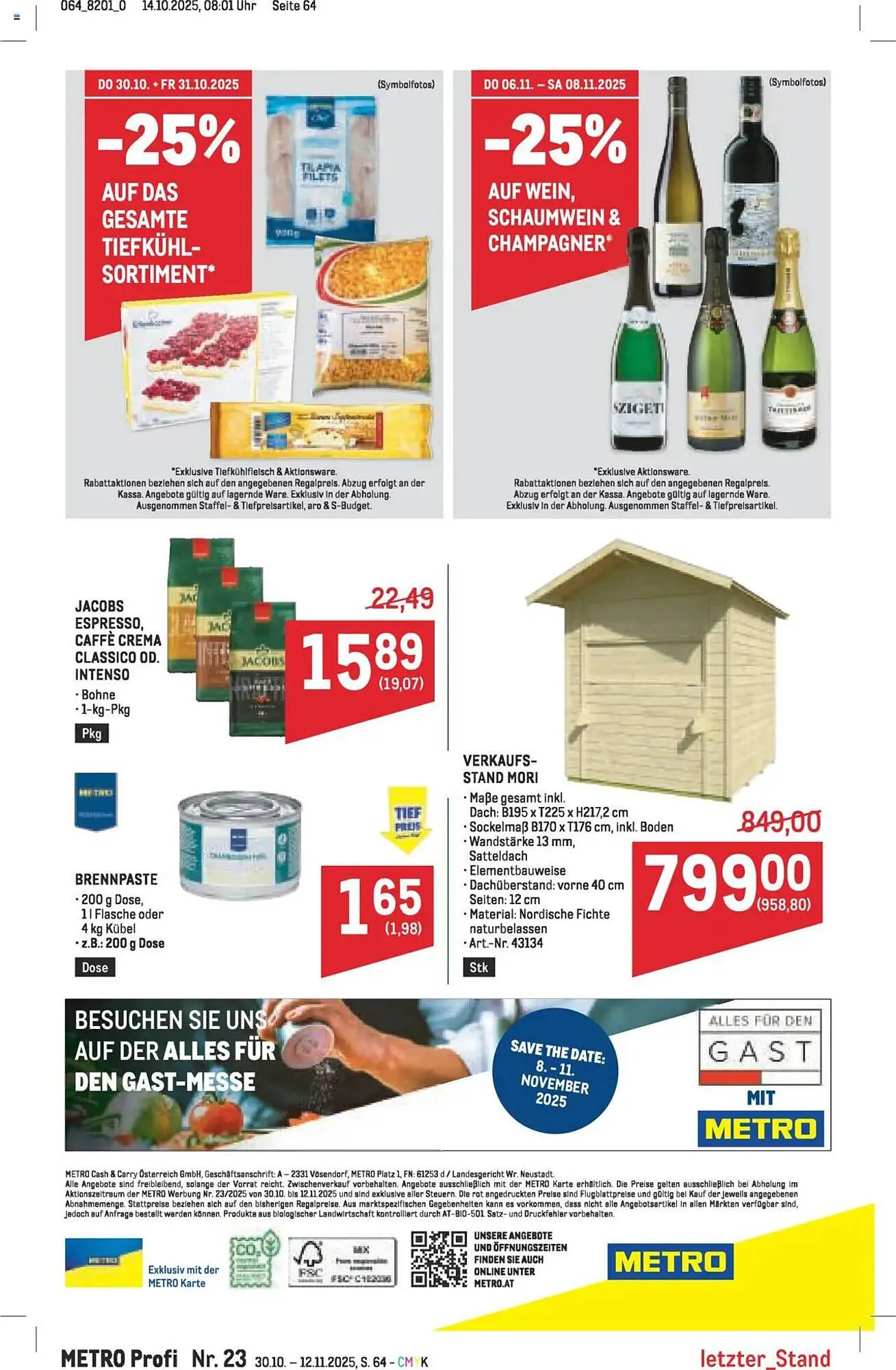 Metro Flugblatt von 30. Oktober bis 12. November 2025 - Flugblätt seite 64
