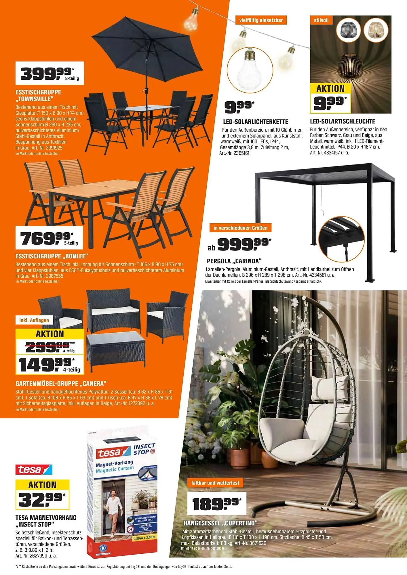 OBI Flugblatt von 1. April bis 30. April 2026 - Flugblätt seite  5