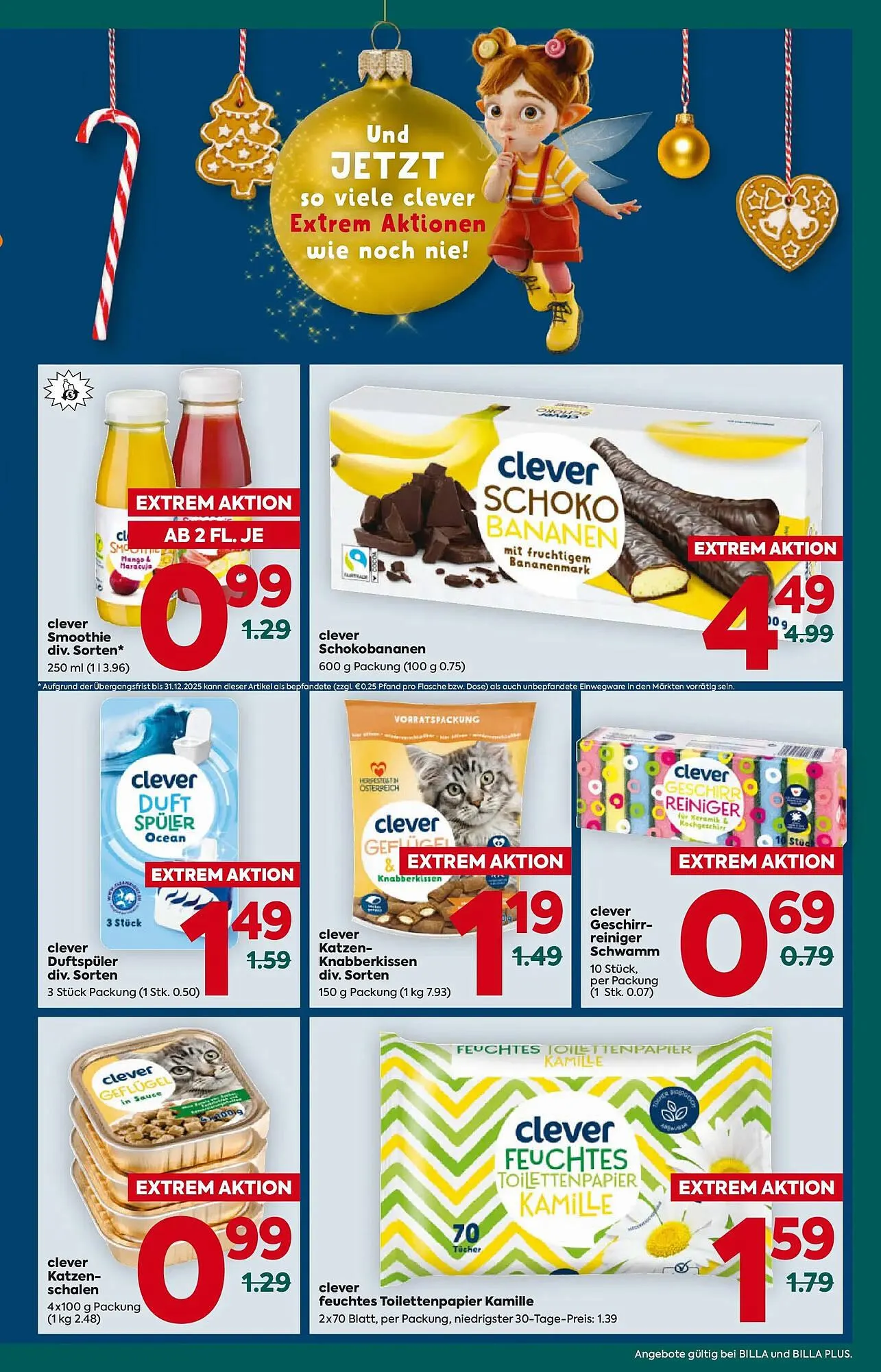 Billa Flugblatt von 4. Dezember bis 10. Dezember 2025 - Flugblätt seite  9