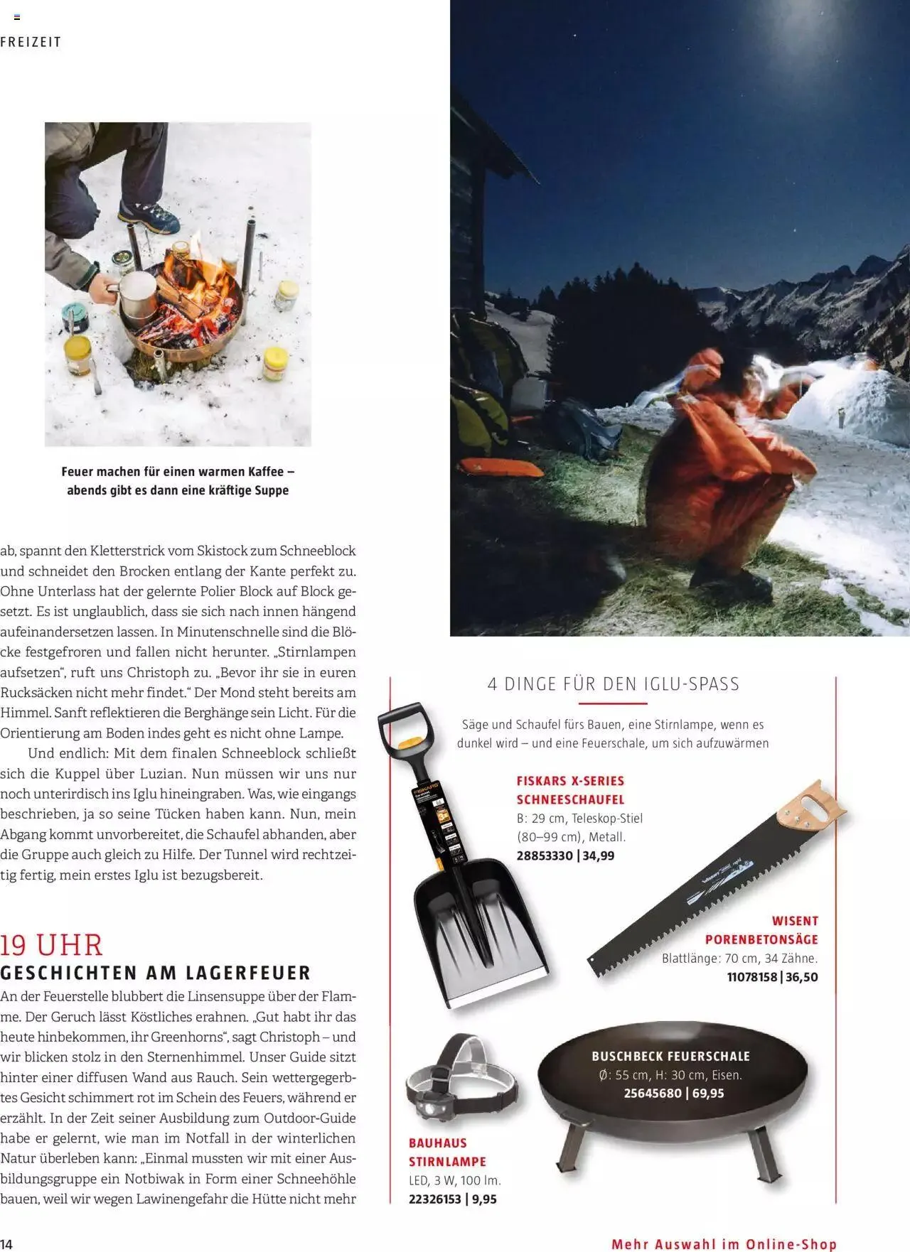 Bauhaus passt! Magazin von 24. Jänner bis 31. Dezember 2023 - Flugblätt seite 14