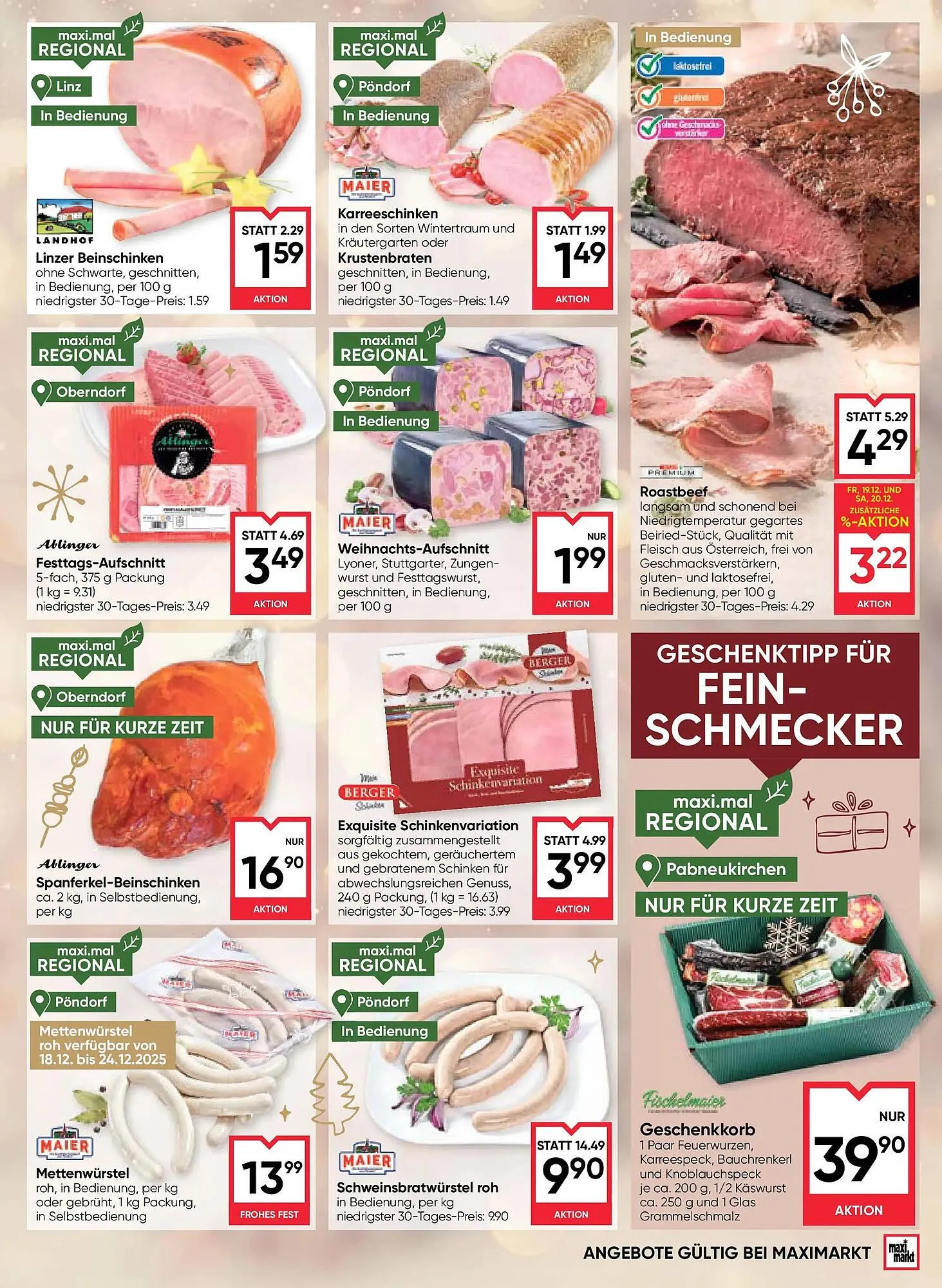 Maximarkt Flugblatt von 18. Dezember bis 24. Dezember 2025 - Flugblätt seite 7