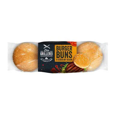 Die Grillerei Burger Buns Sesam 6er
