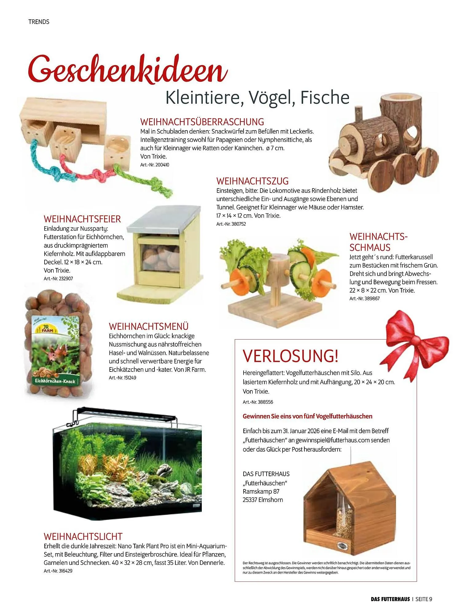 Das Futterhaus Prospekt von 17. Dezember bis 6. Jänner 2026 - Flugblätt seite  9