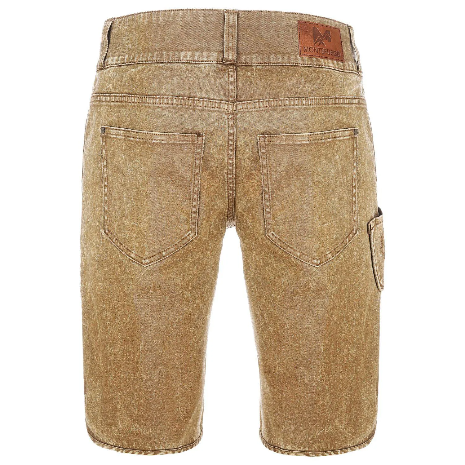 Herren Trachtenjeans braun mit Latz