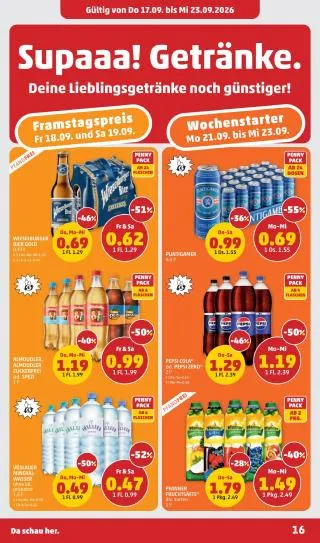 PENNY Flugblatt von 17. September bis 23. September 2026 - Flugblätt seite  16