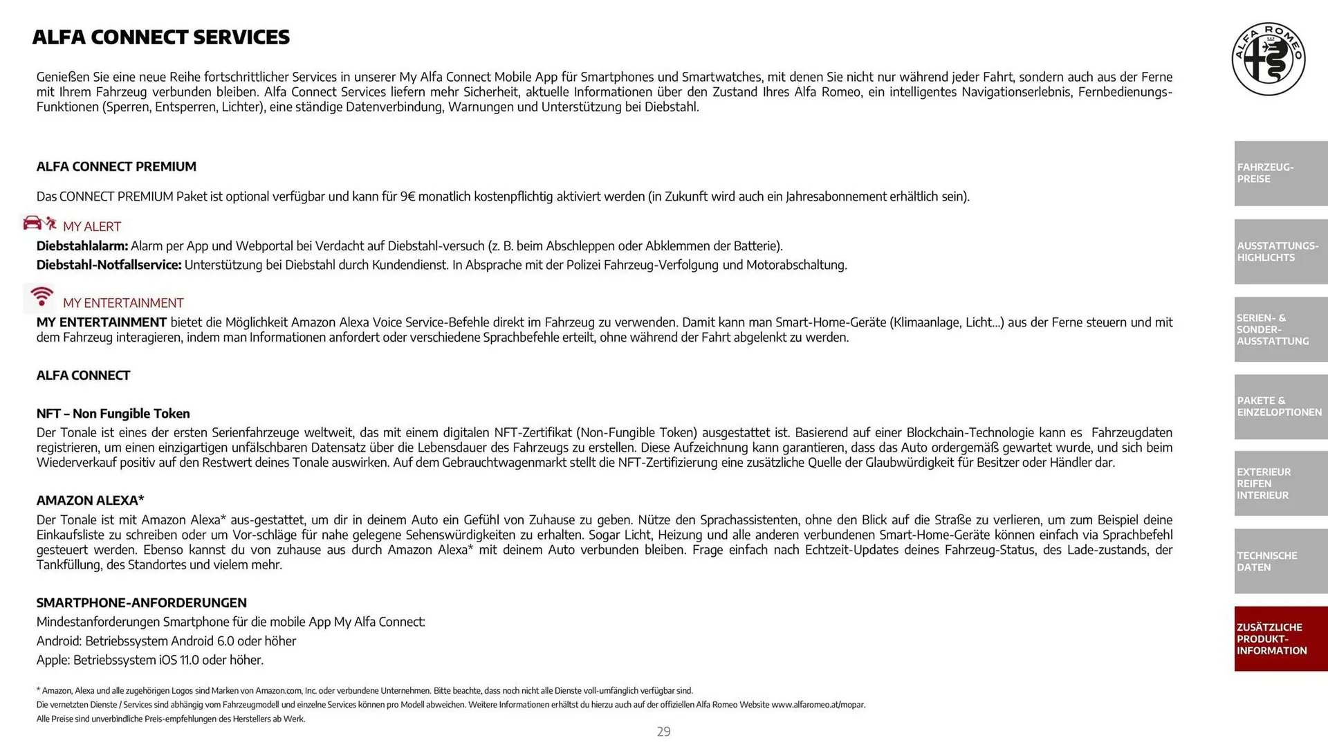 Alfa Romeo Flugblatt von 1. Dezember bis 31. Dezember 2025 - Flugblätt seite  29