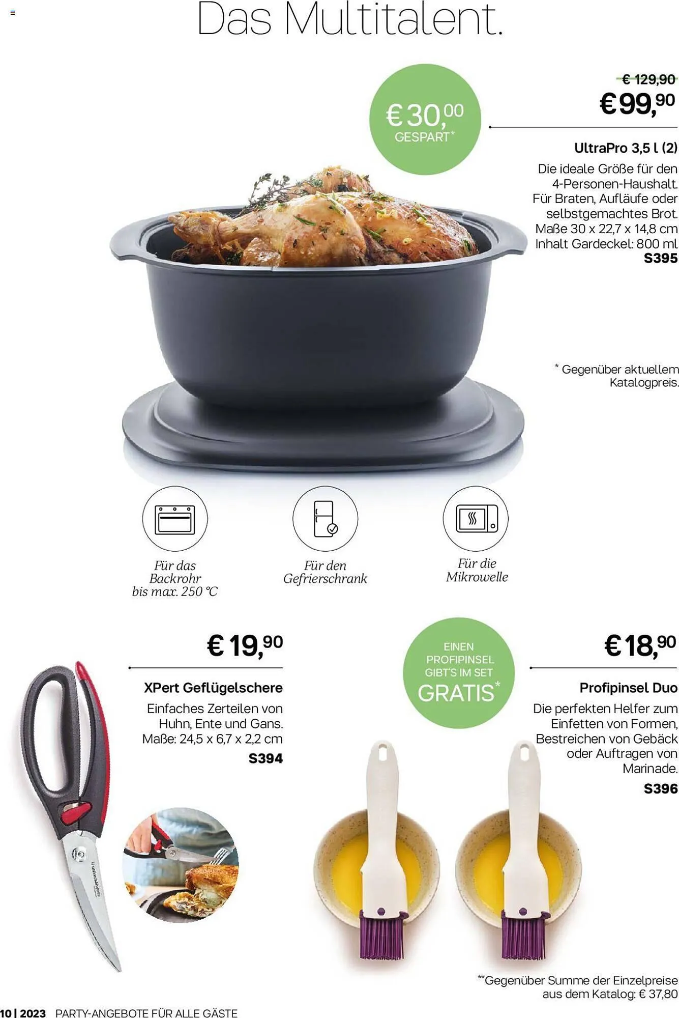 Tupperware Flugblatt von 2. Oktober bis 5. November 2023 - Flugblätt seite 7