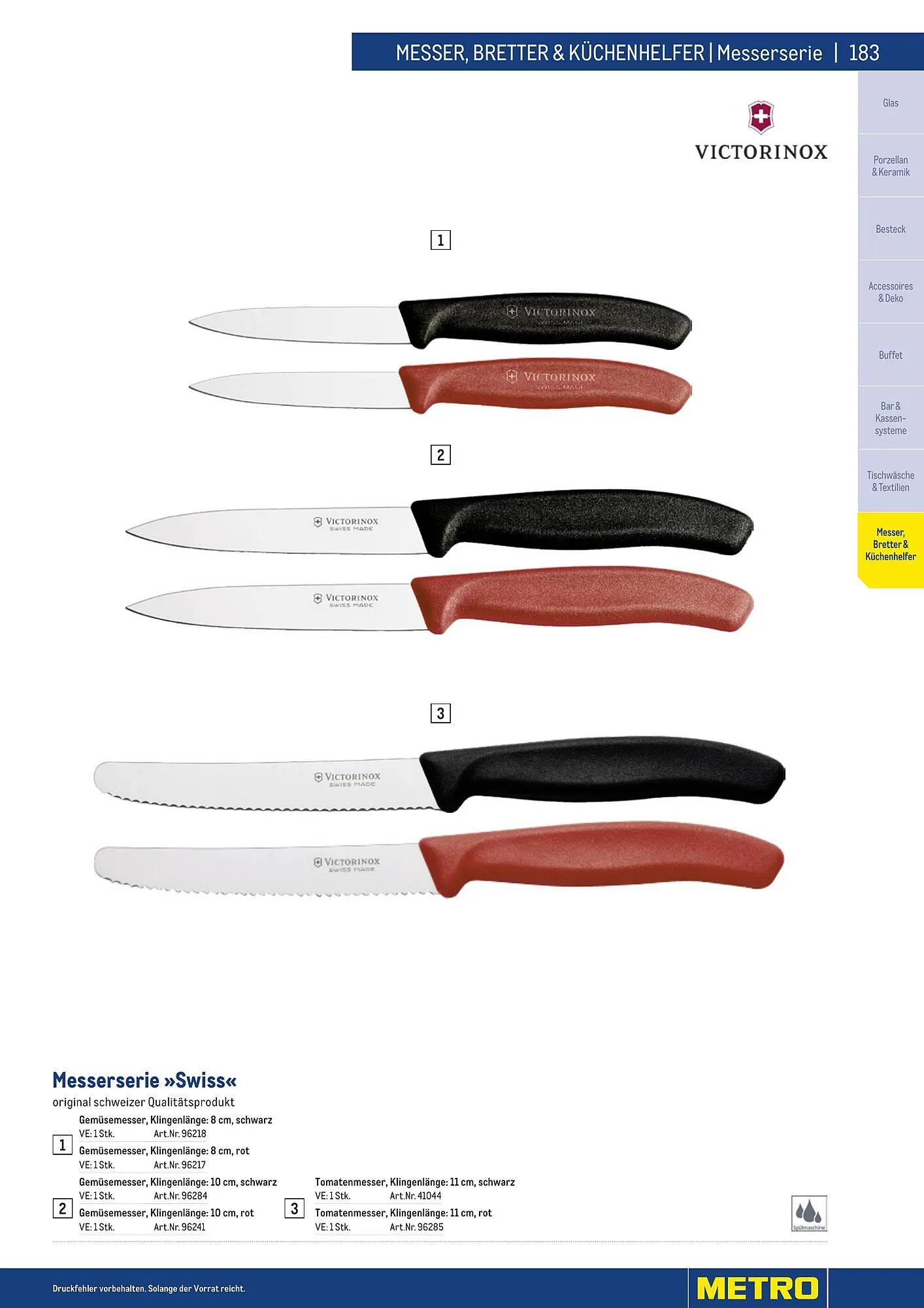 Metro Flugblatt von 25. März bis 31. Dezember 2026 - Flugblätt seite  183