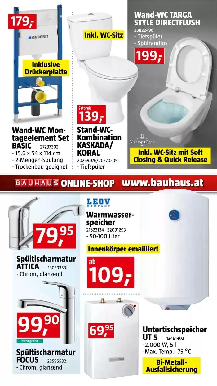 Bauhaus Angebote von 30. Jänner bis 28. Februar 2025 - Flugblätt seite  19