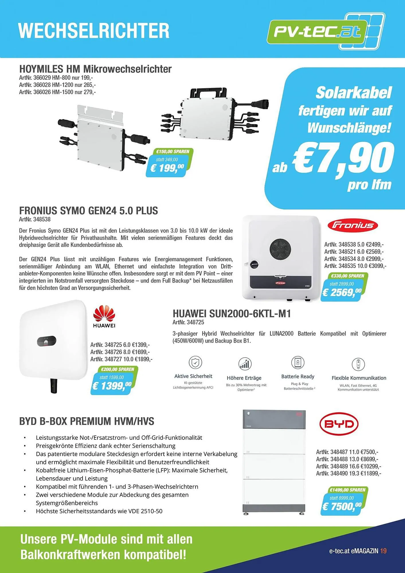 e-tec Flugblatt von 22. September bis 30. September 2023 - Flugblätt seite 19