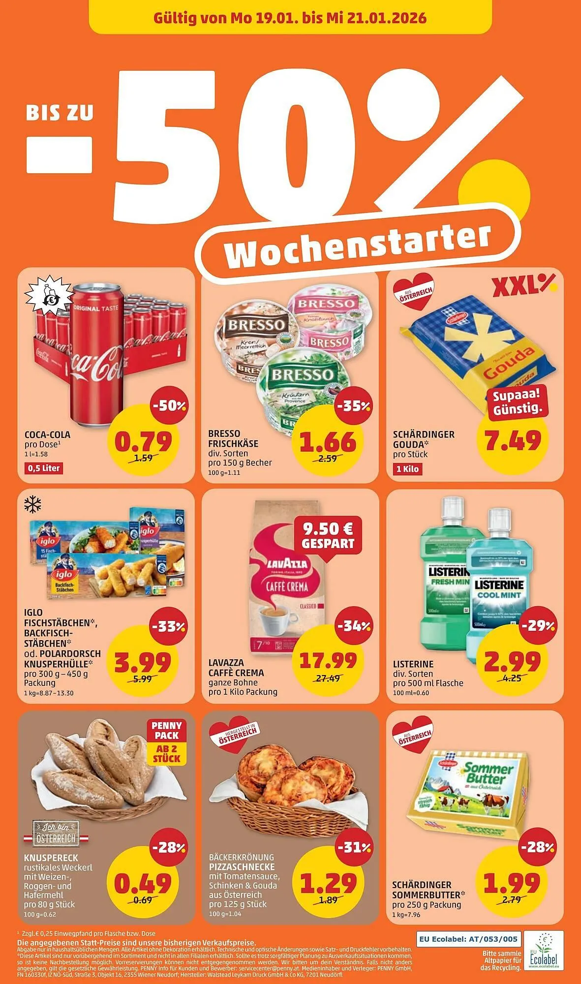 PENNY Flugblatt von 15. Jänner bis 21. Jänner 2026 - Flugblätt seite  28