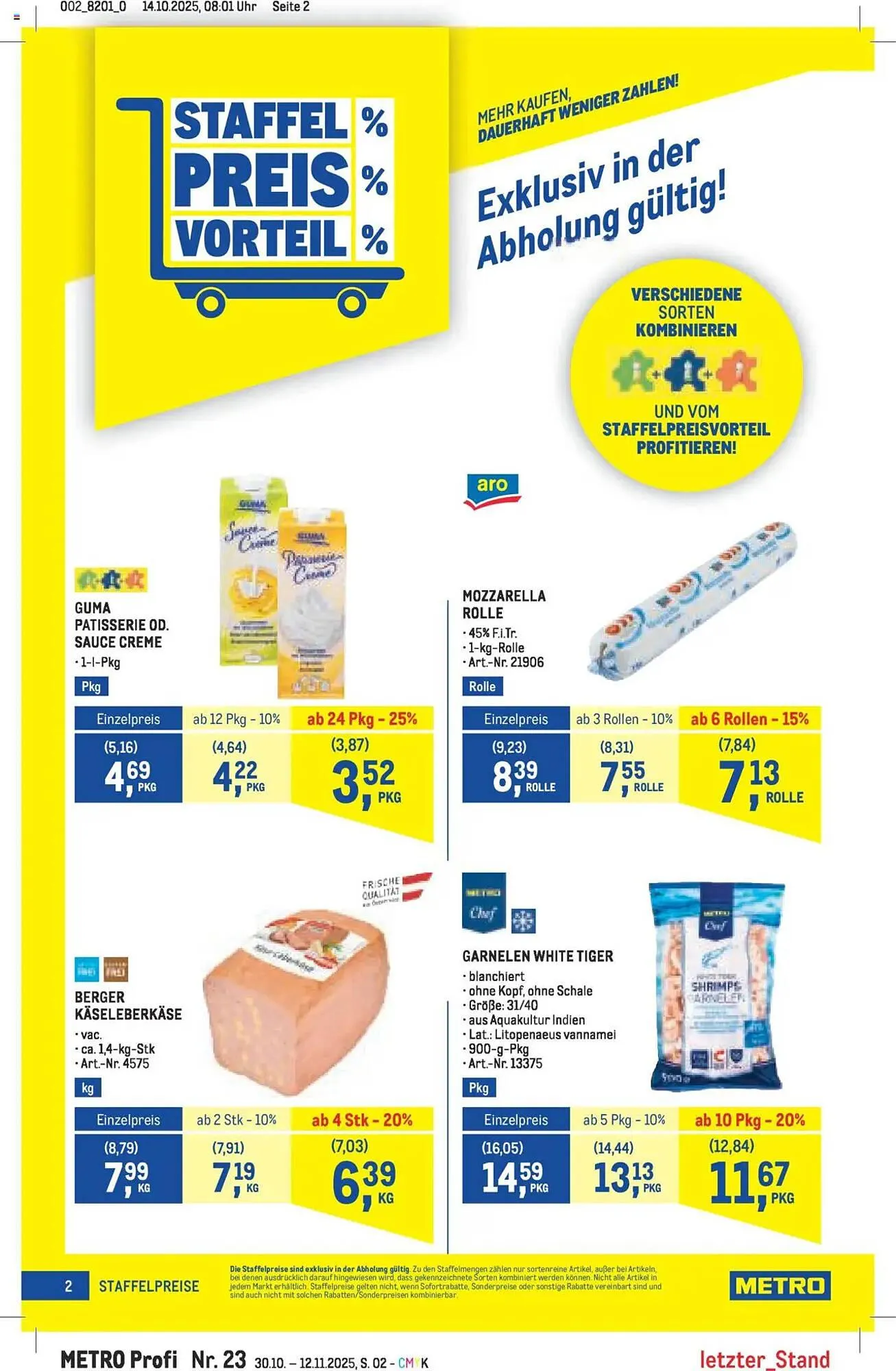 Metro Flugblatt von 30. Oktober bis 12. November 2025 - Flugblätt seite 2