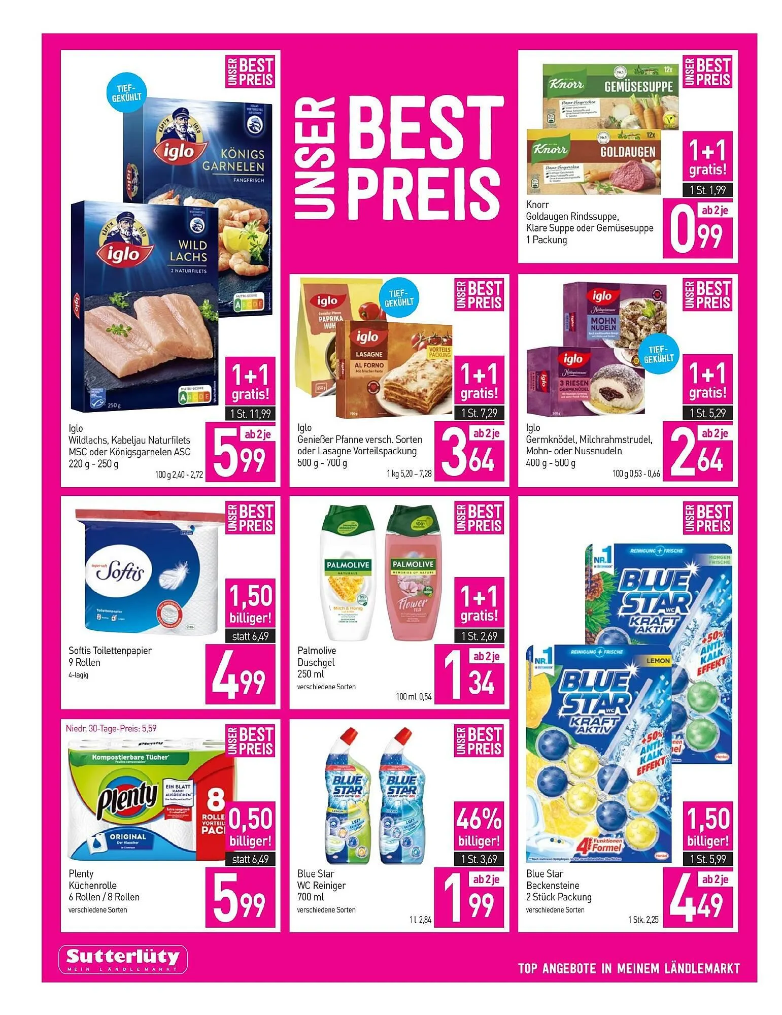 Sutterlüty Flugblatt von 16. Jänner bis 22. Jänner 2025 - Flugblätt seite 6