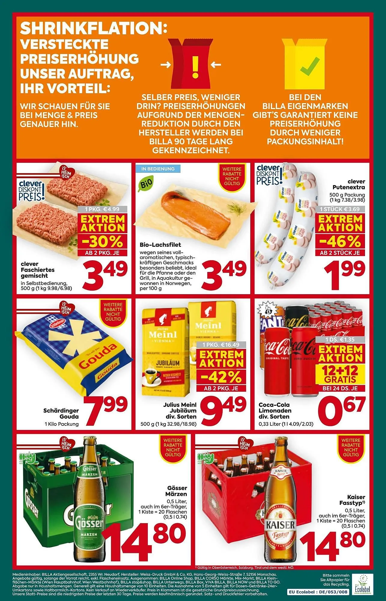 Billa Box Flugblatt von 2. Jänner bis 7. Jänner 2026 - Flugblätt seite  19