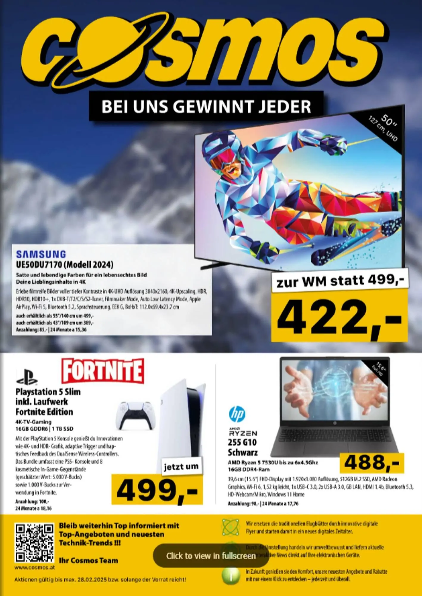Cosmos Flugblatt - 1