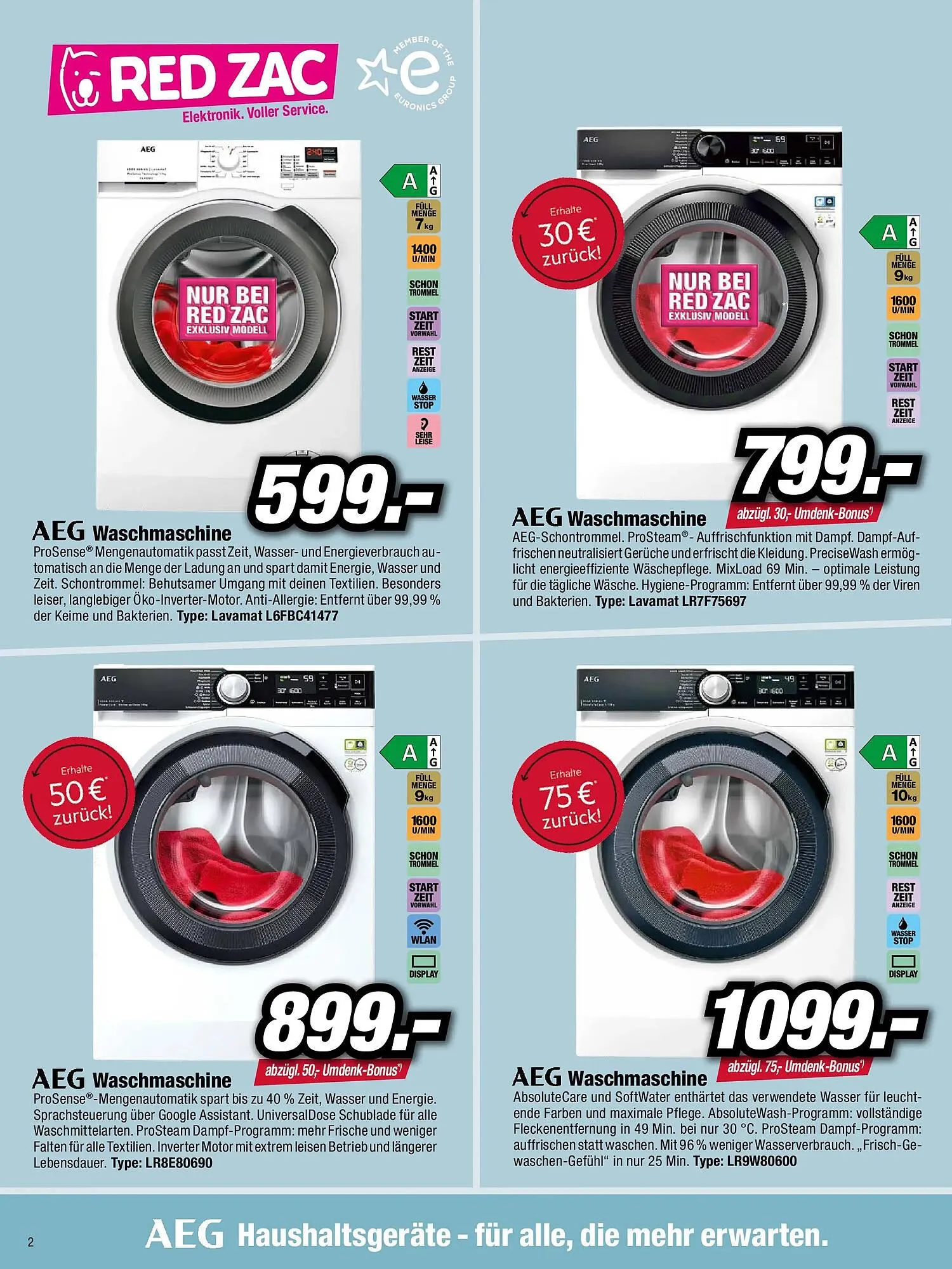 Red Zac Flugblatt von 5. Oktober bis 28. Februar 2026 - Flugblätt seite 2