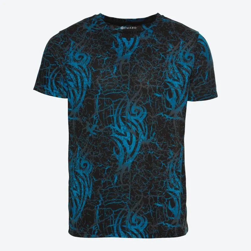 Herren-T-Shirt mit Allover-Print