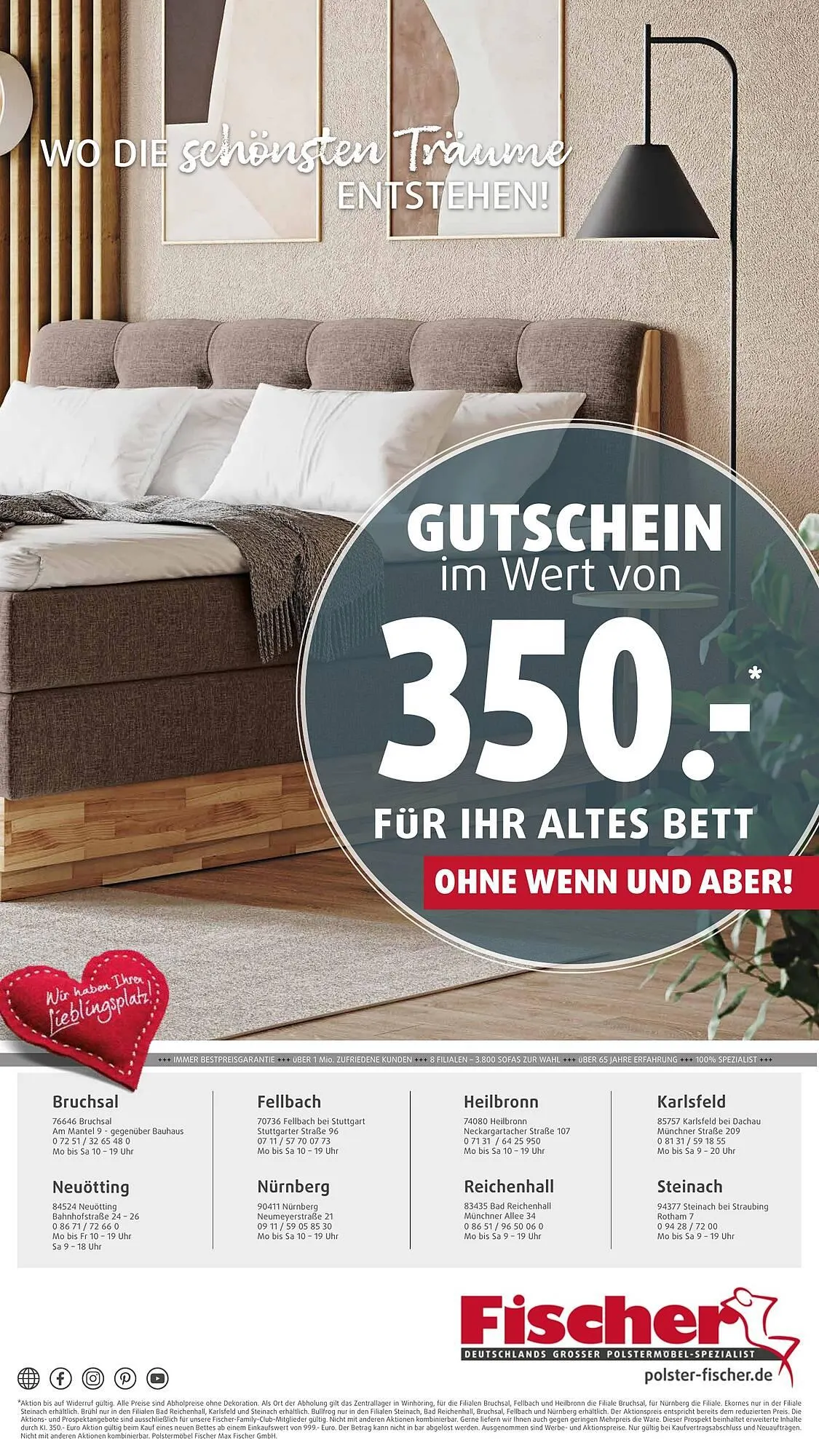 Polstermöbel Fischer Flugblatt von 19. Februar bis 28. Februar 2026 - Flugblätt seite  21